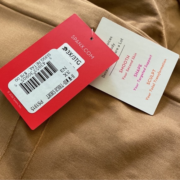 New! Spanx OnCore High-Waist Mid-Thigh Short - Picture 8 of 8